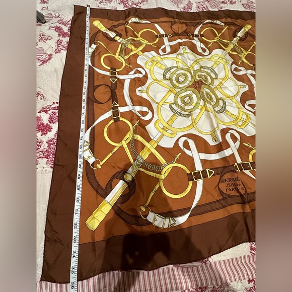 Vintage Hermes Emperon D’or Silk Scarf - Picture 7 of 7